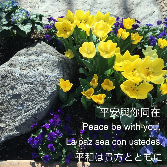 Peace be with you